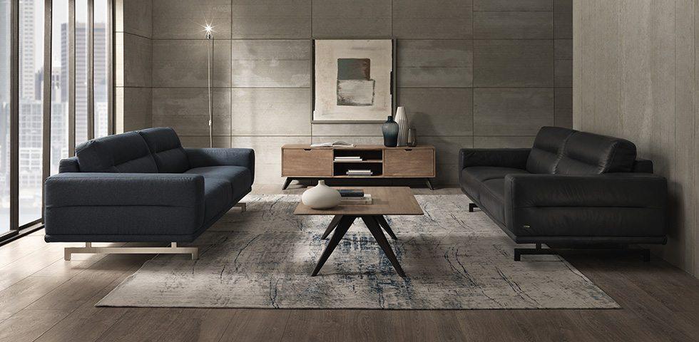 Sectional leather sofa | Audacia by Natuzzi Editions