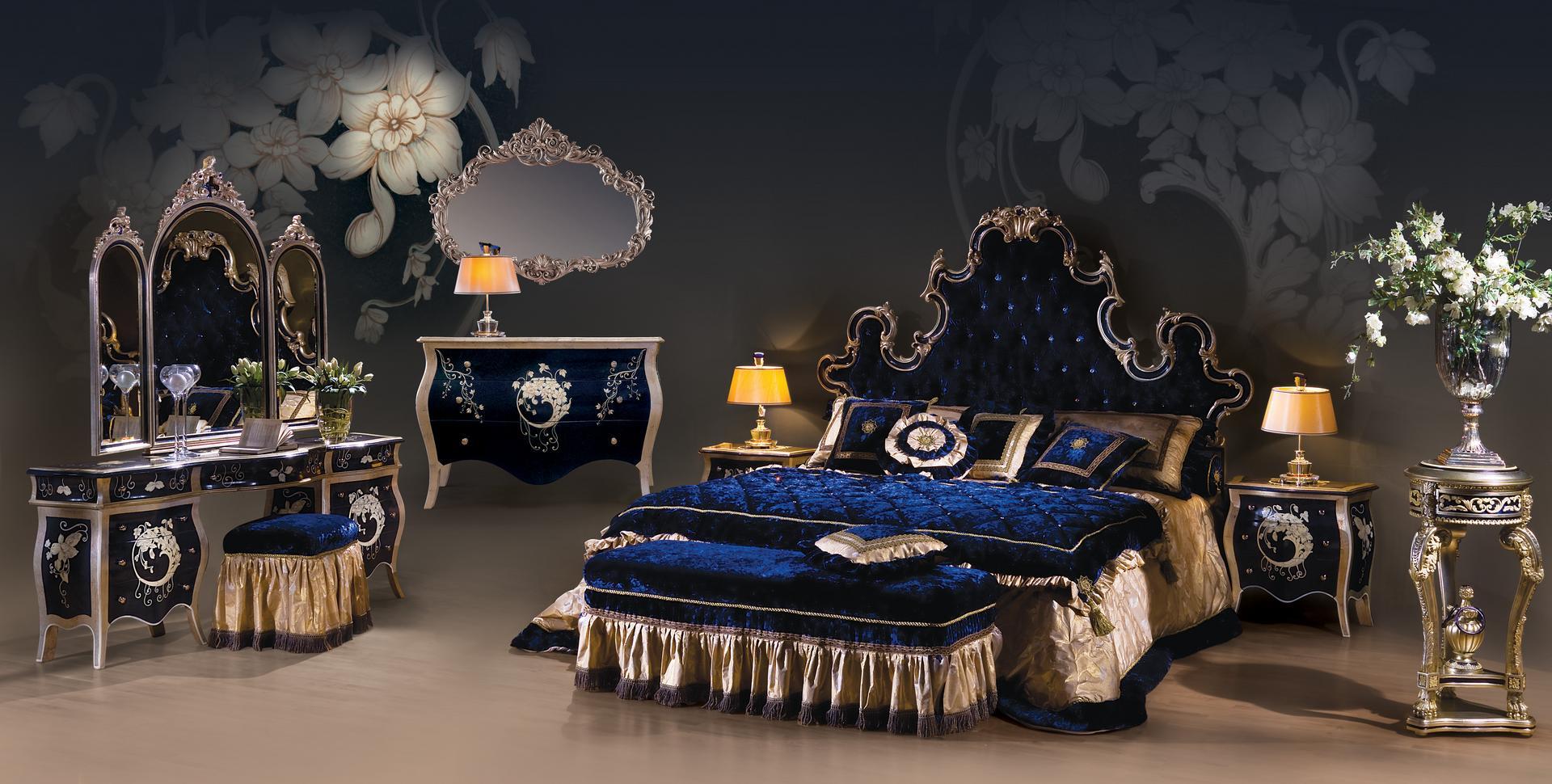 Velvet double bed with tufted headboard | 3150 by Ezio Bellotti