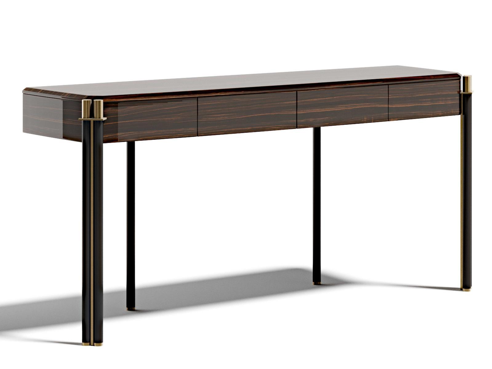 Rectangular wooden console table with drawers | Mayfair by Capital Collection