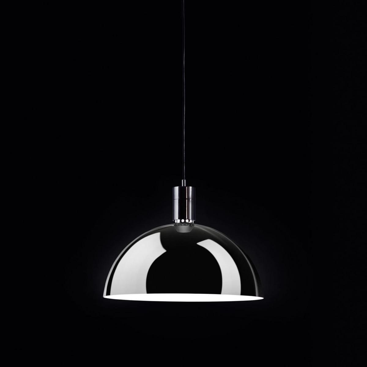 Chrome plated pendant lamp | Am4z by Nemo