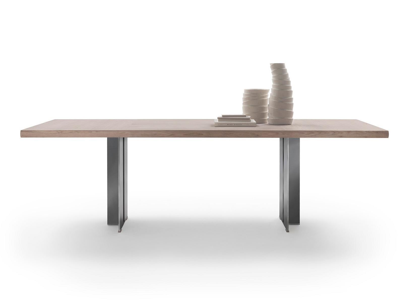 Rectangular wooden table | Spello by Flexform
