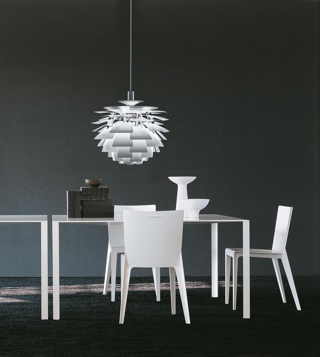 Rectangular aluminium table | Less Less by Molteni
