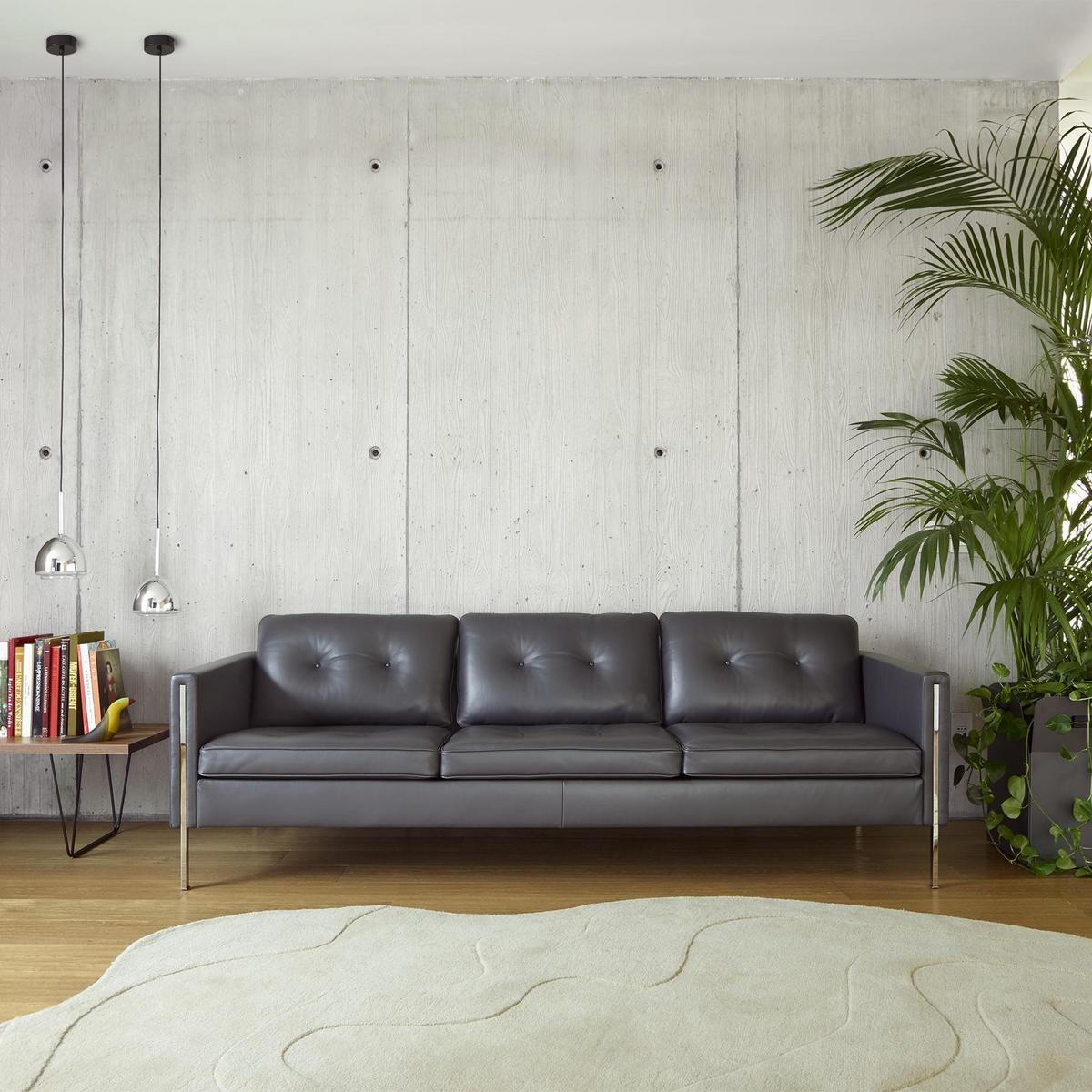 3 seater leather sofa | Andy by Ligne Roset