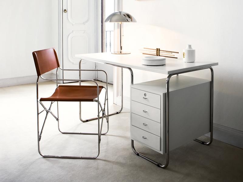 Stainless steel office desk with drawers | Comacina by Zanotta