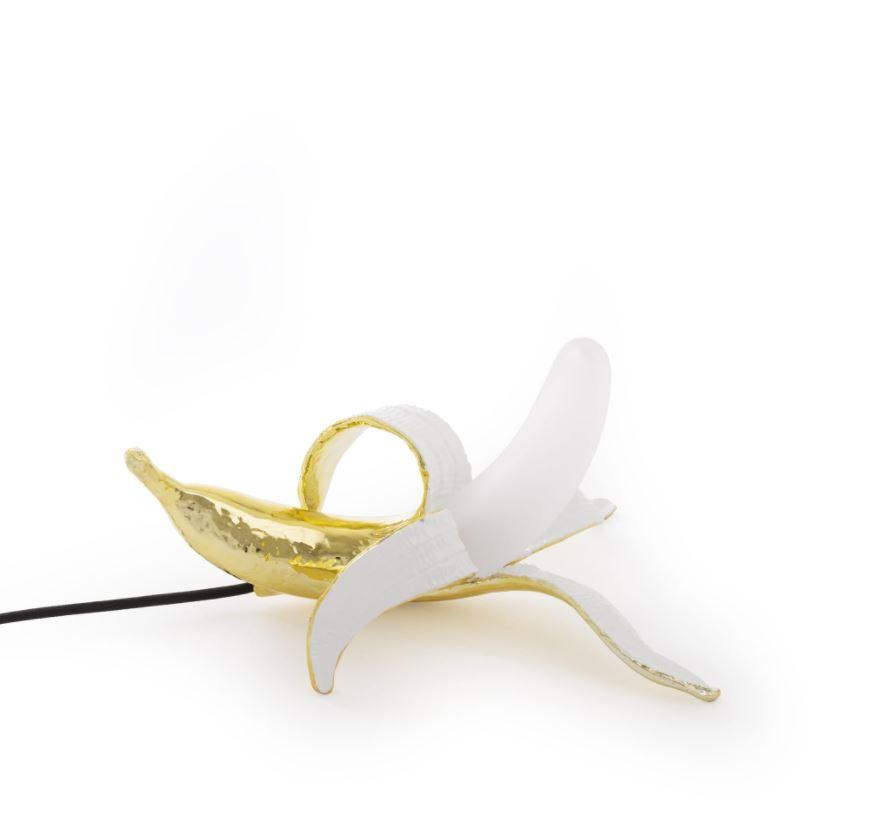 Glass and resin table lamp | Banana Lamp Dewey by Seletti