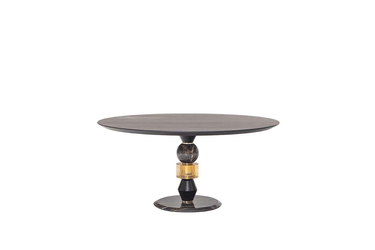 Round wooden table | Pandora by Tonin Casa