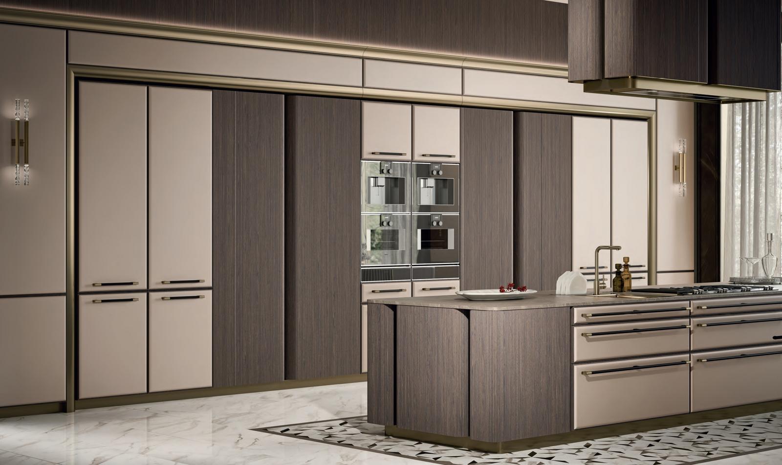 Ceramic kitchen without handles FM bottega d'Arte Chloe