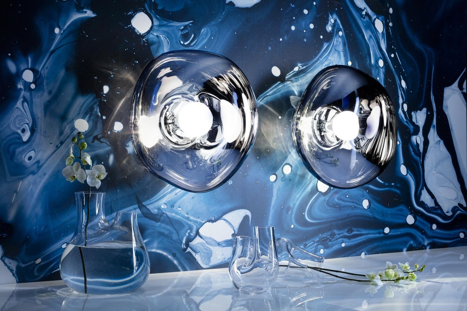 Polycarbonate (pc) pendant lamp in a contemporary style | Melt by Tom Dixon