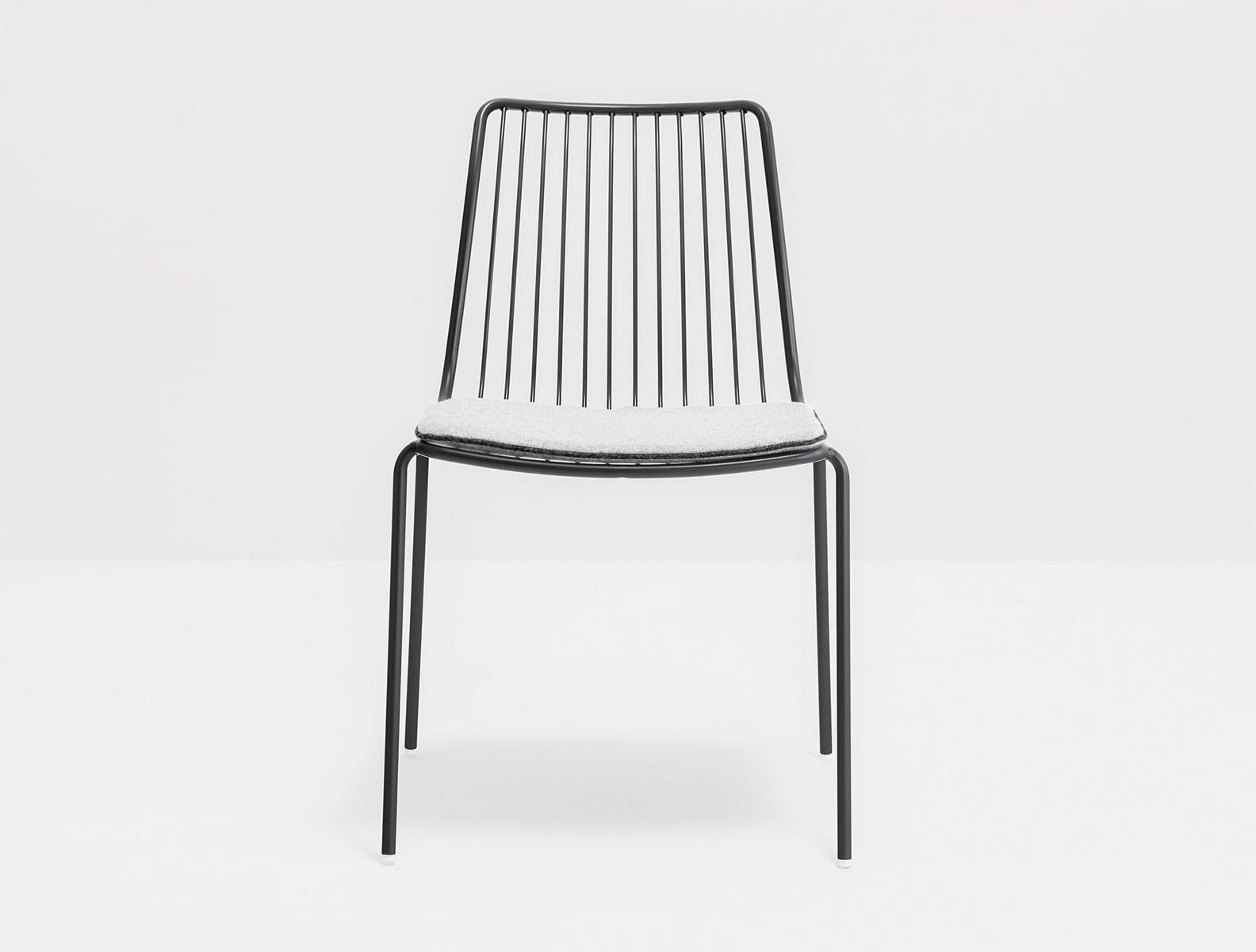 Stackable metal garden chair | Nolita 3651 by Pedrali