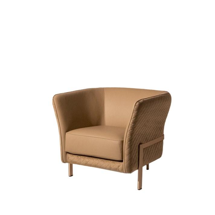 Fabric armchair with armrests | Universal by Mantellassi 1926