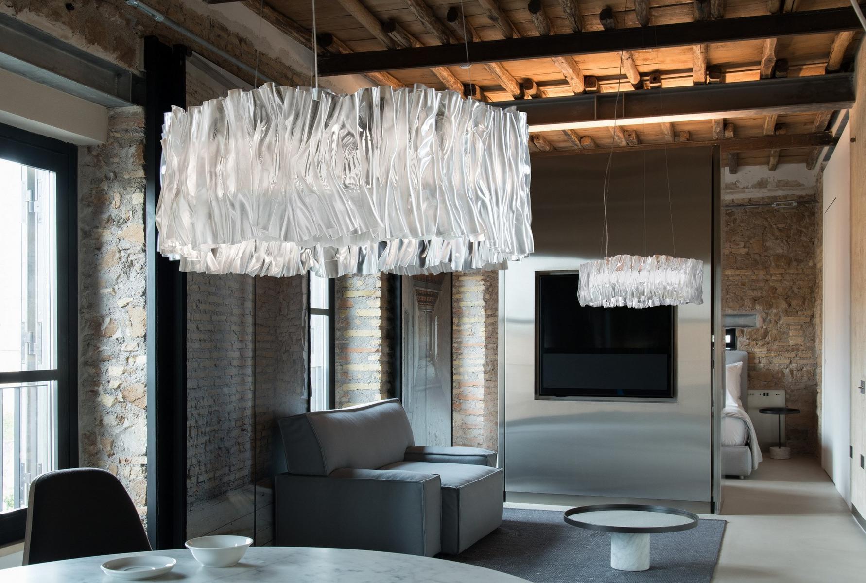 Lentiflex® and Goldflex® LED pendant lamp | Accordéon by Slamp