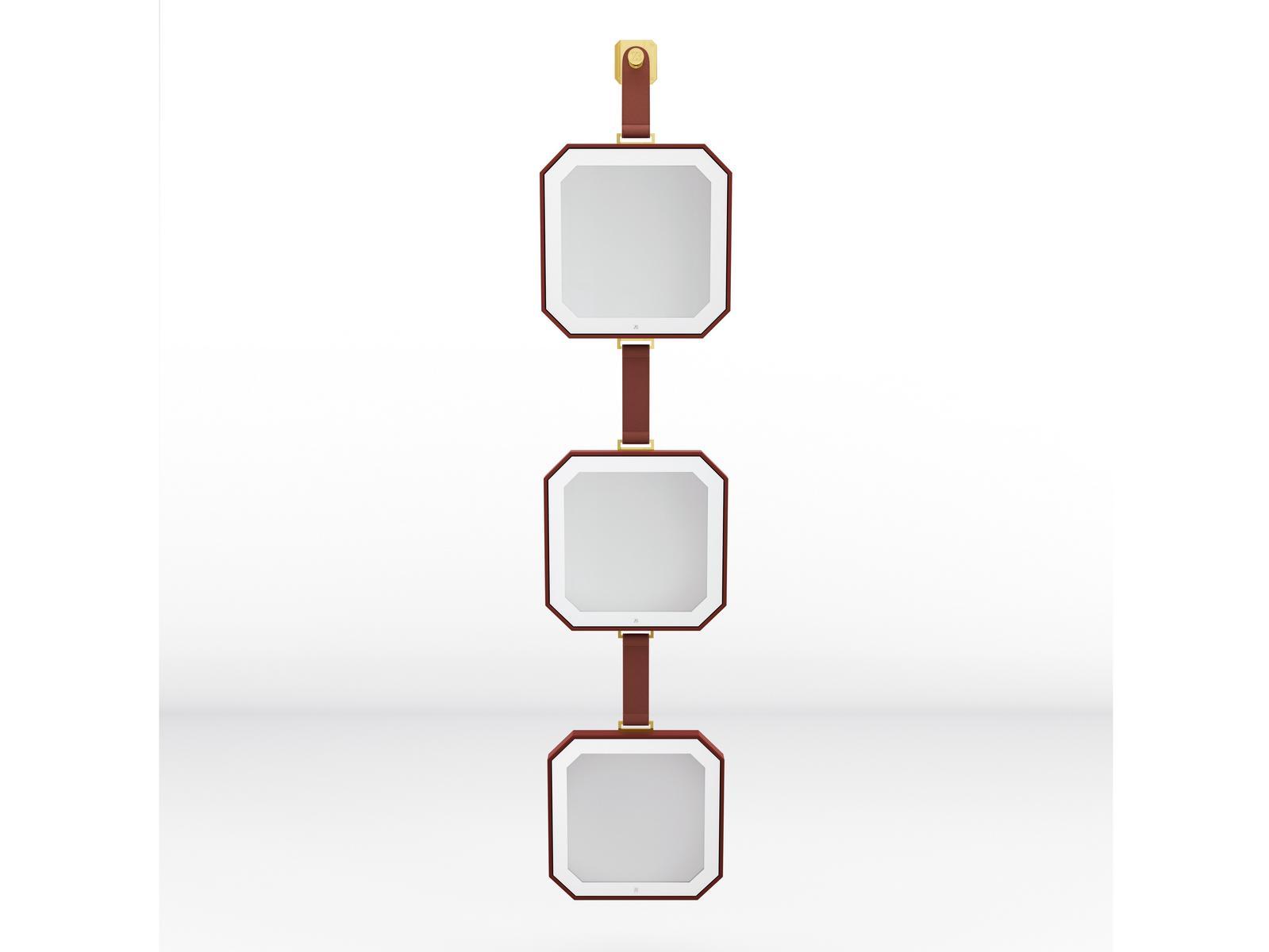 Framed wall-mounted mirror | Artemide by Bruno Zampa