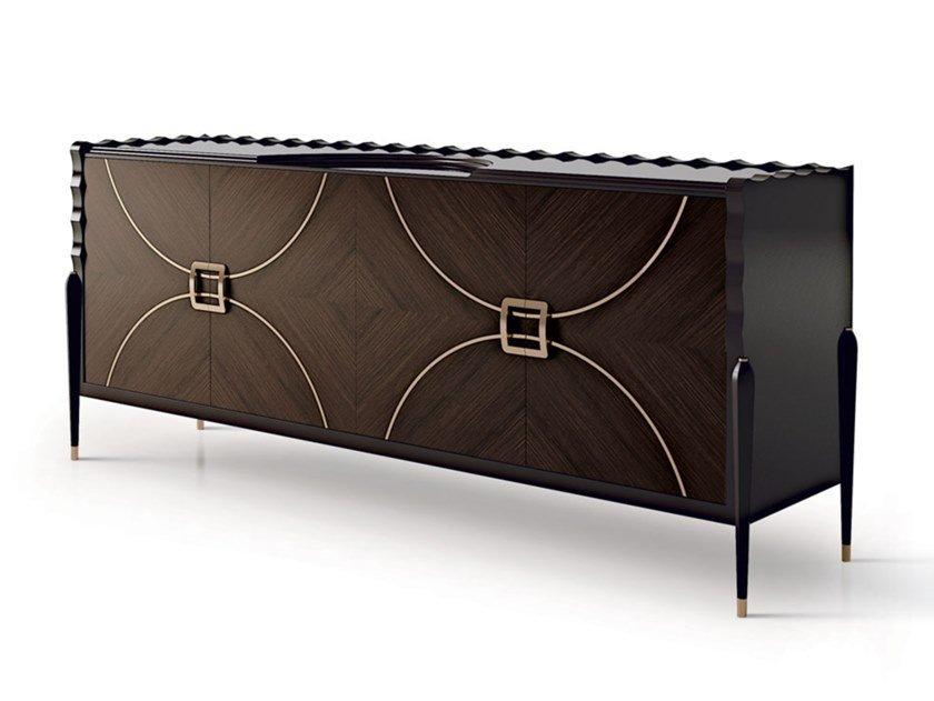 Wooden sideboard with doors and drawers | 7002 by Carpanese home