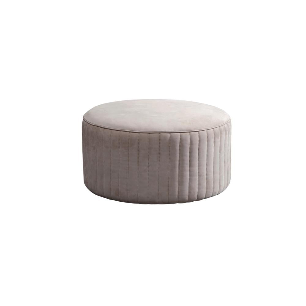 Round nabuk pouf | Cobra by Daytona