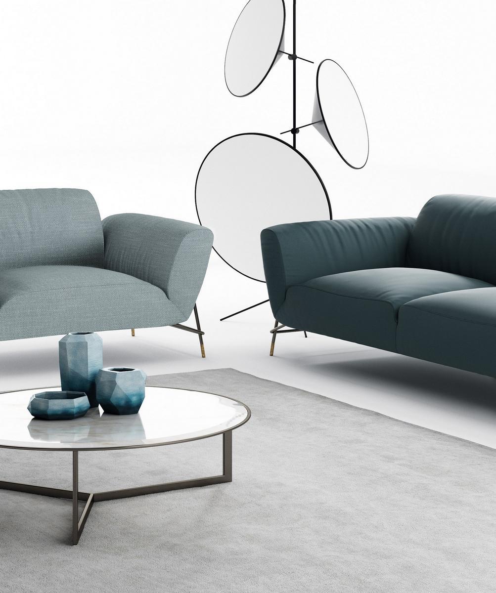 Sectional fabric sofa | Turro by Nicoline