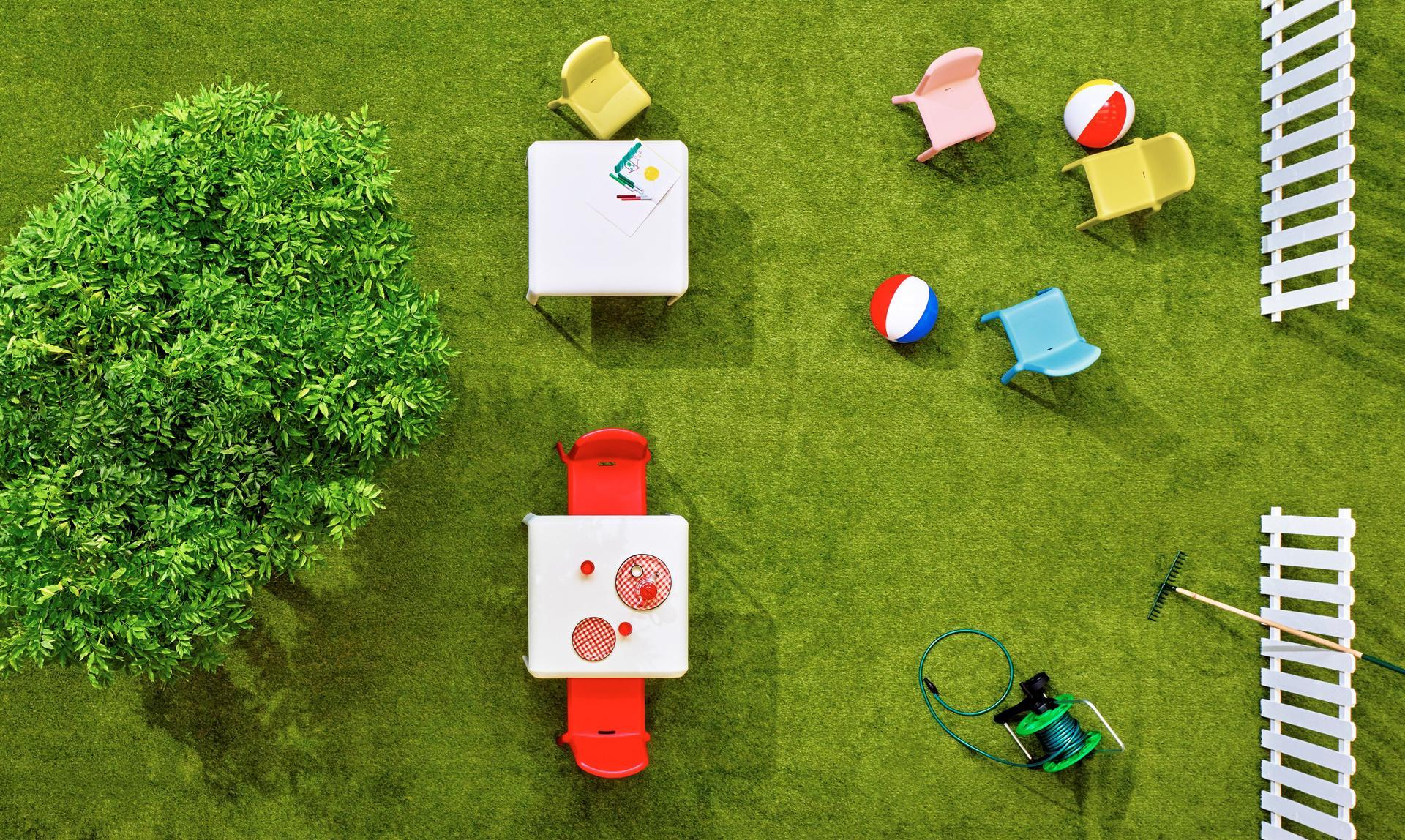 Stackable table | Snow 301 by Pedrali