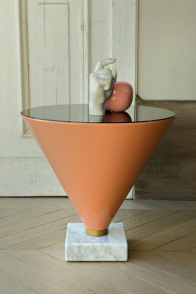 Round coffee table | Flute by Tonin Casa