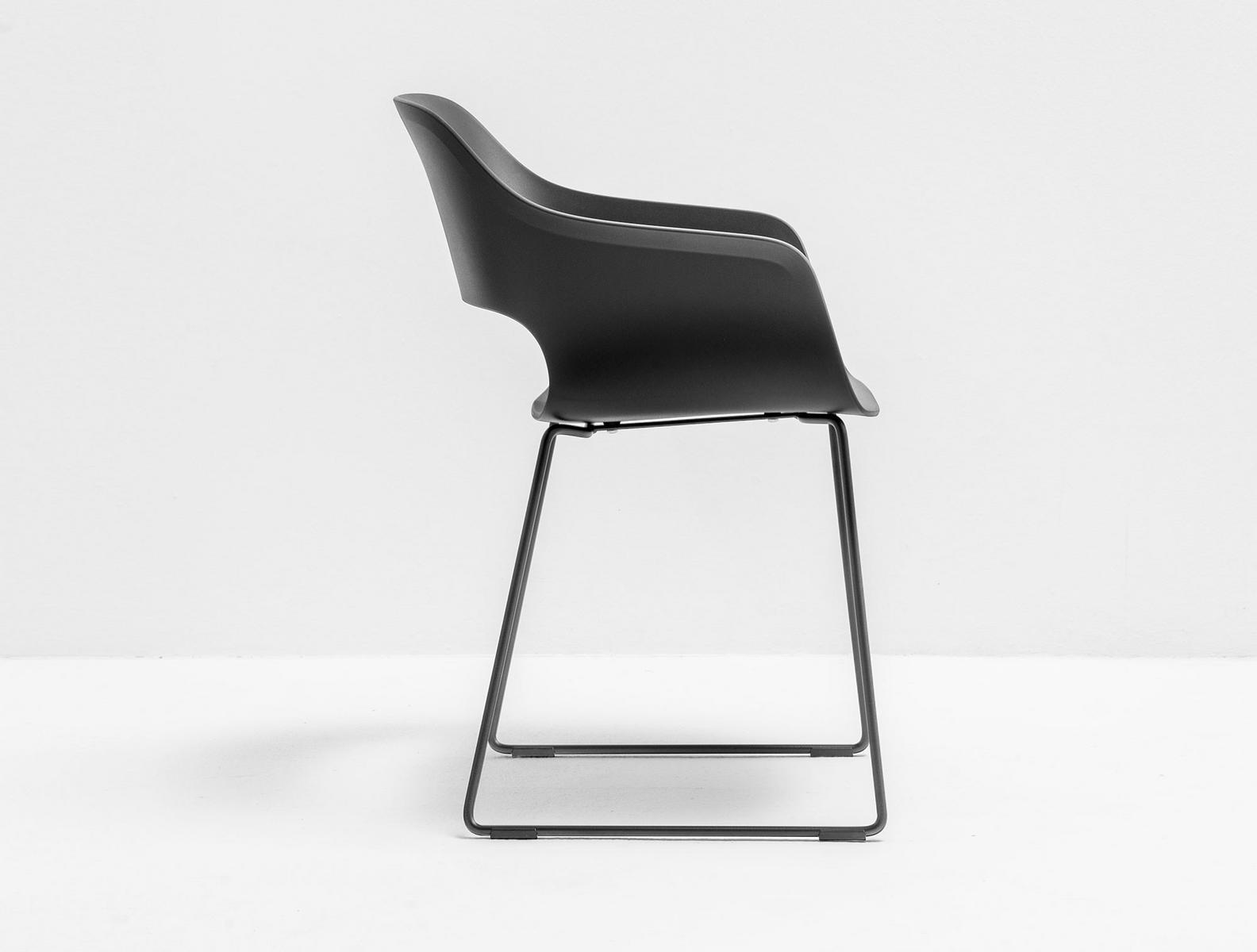Sled base technopolymer chair | Babila 2745 by Pedrali