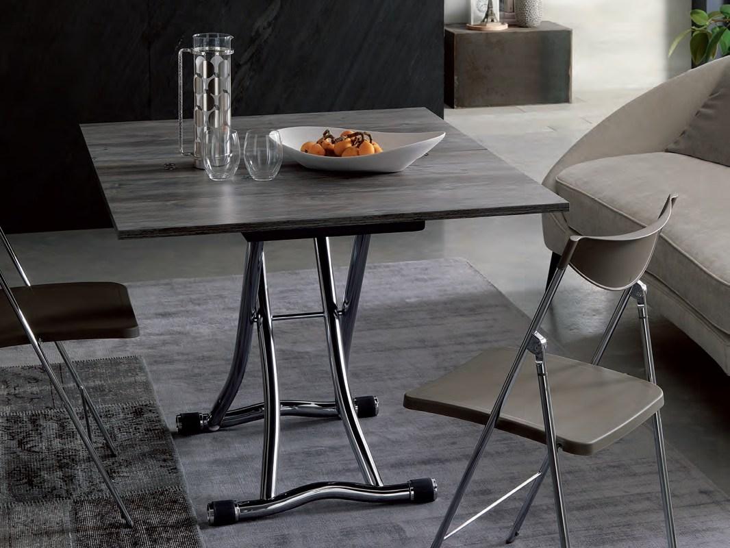 Height-adjustable wooden coffee table | Sydney by Ozzio Italia