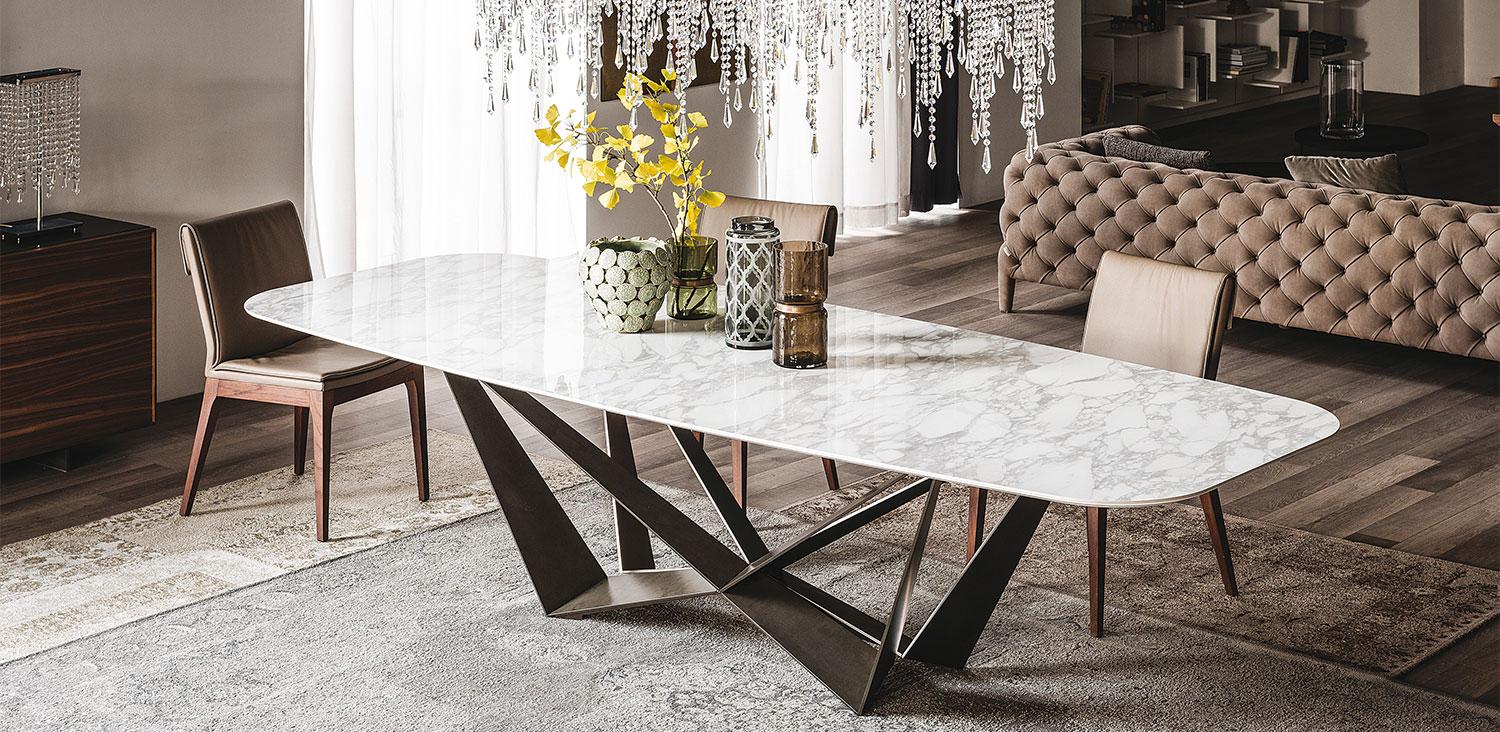Rectangular ceramic table | Skorpio Keramik by Cattelan Italia