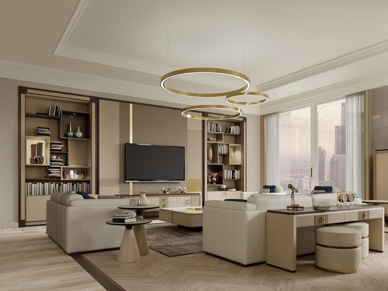 Round wooden coffee table | Pr.298 by Stella del Mobile