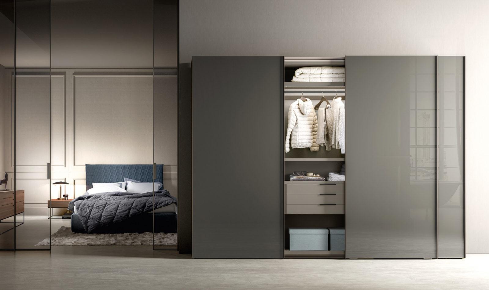 Modular lacquered wardrobe with drawers | Vision by ALF Dafre