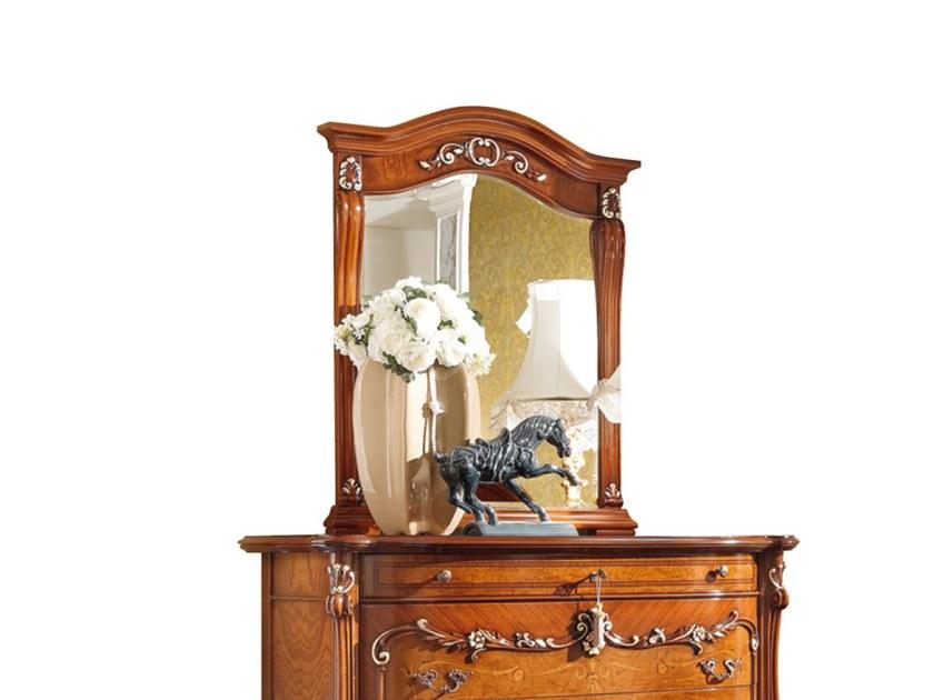 Table-top rectangular framed wooden mirror | Prestige Plus by Barnini Oseo