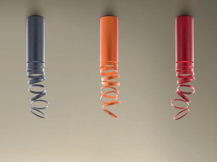 LED direct light Anodized aluminium ceiling lamp | Decomposé Light by Artemide