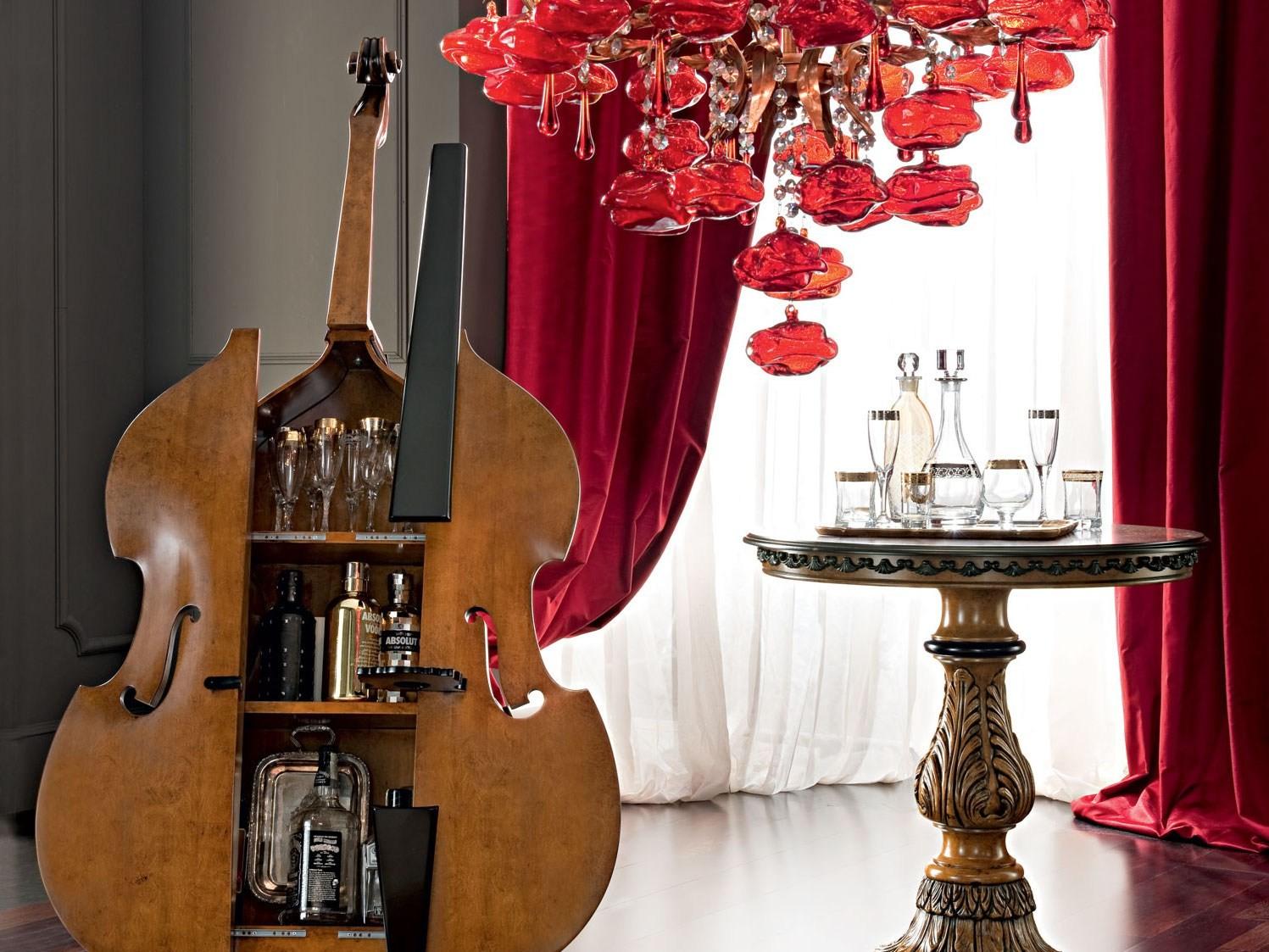 Solid wood bar cabinet | 12657 by Modenese Gastone