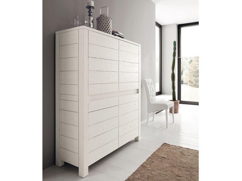 Oak highboard with doors | Eco by Altacorte