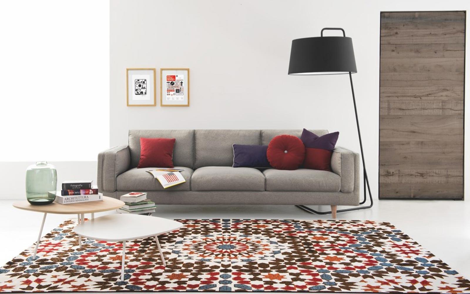 Sectional fabric sofa | Metro by Calligaris