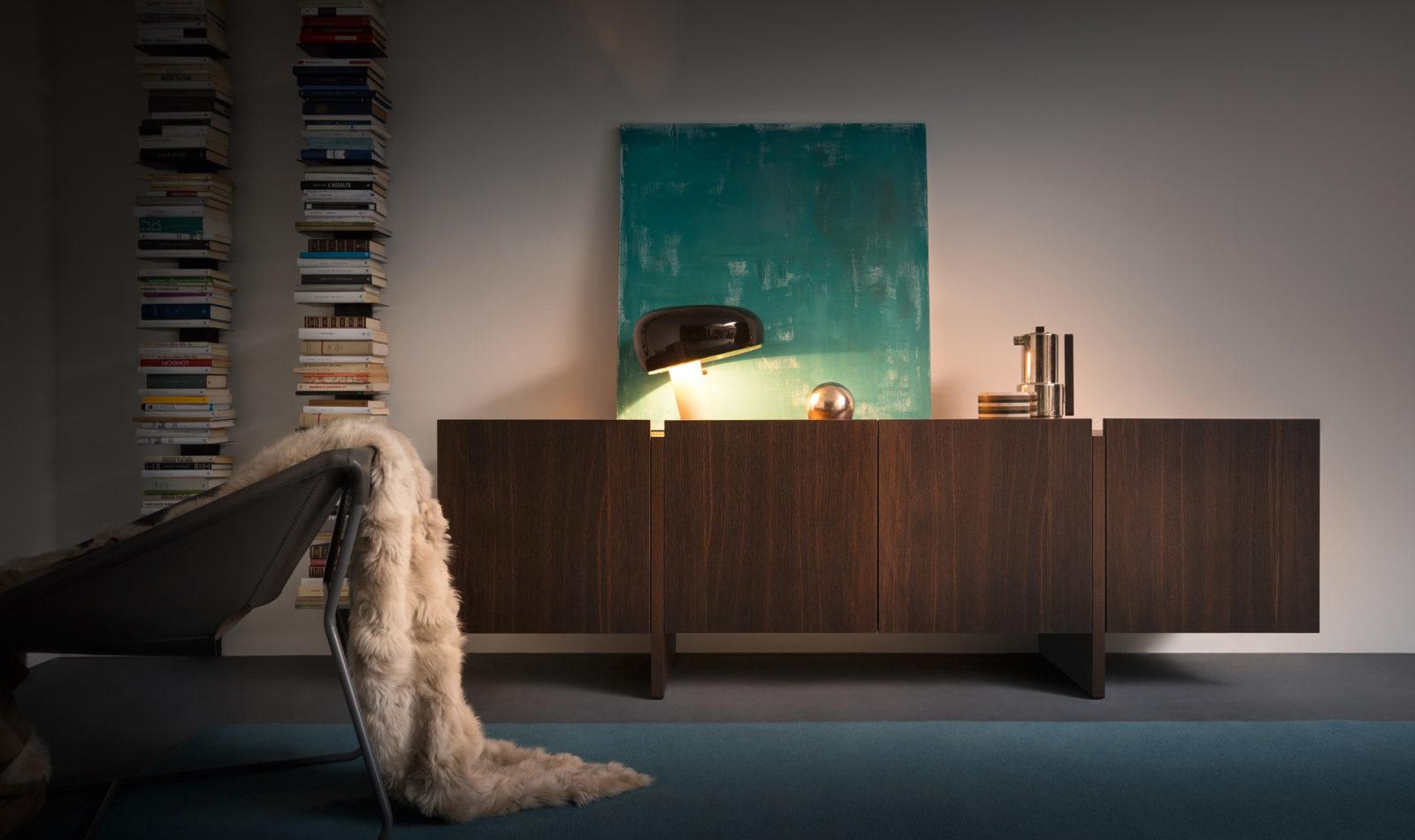 Modular veneer sideboard with doors | Recta by ALF Dafre