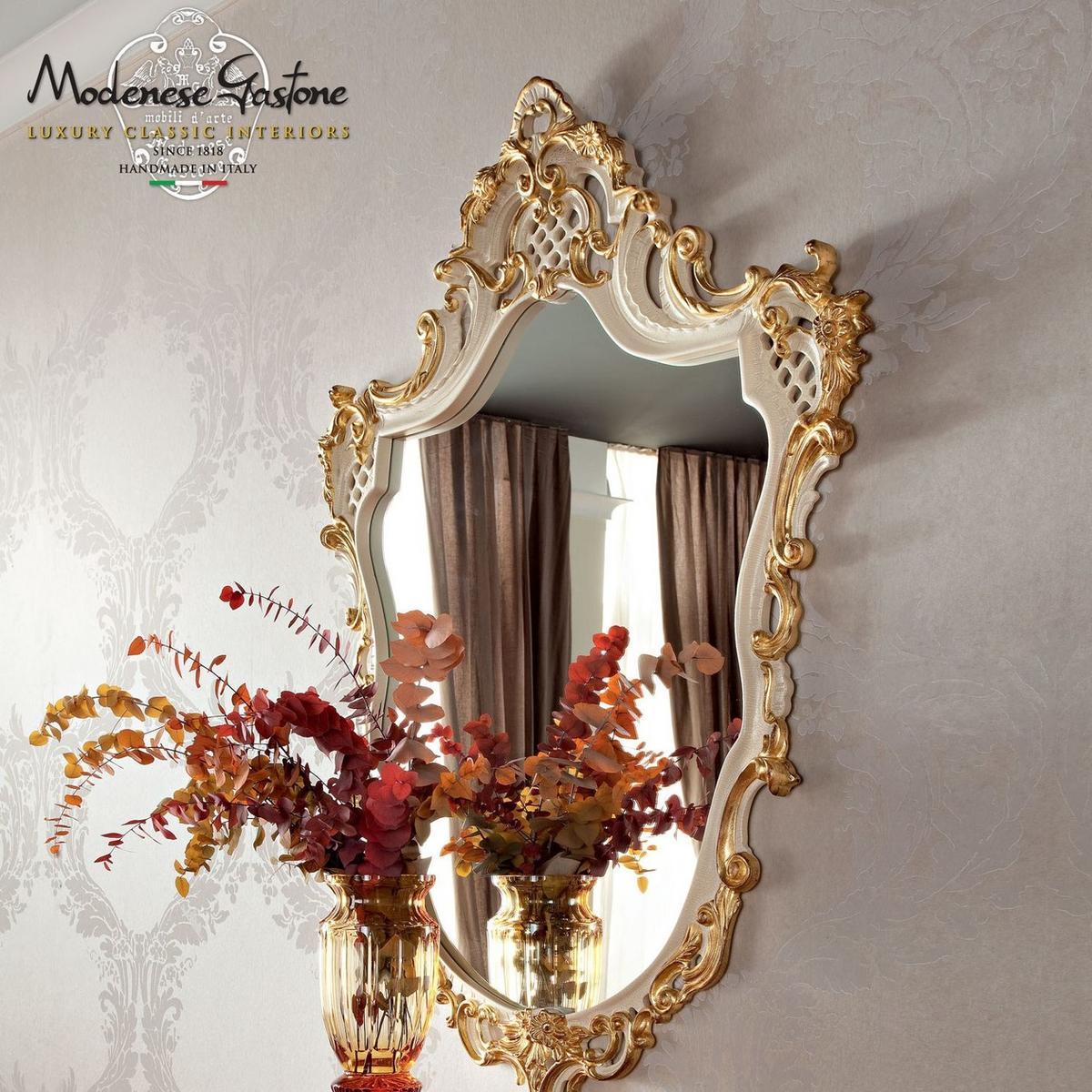 Wall-mounted framed mirror | 12638 by Modenese Gastone