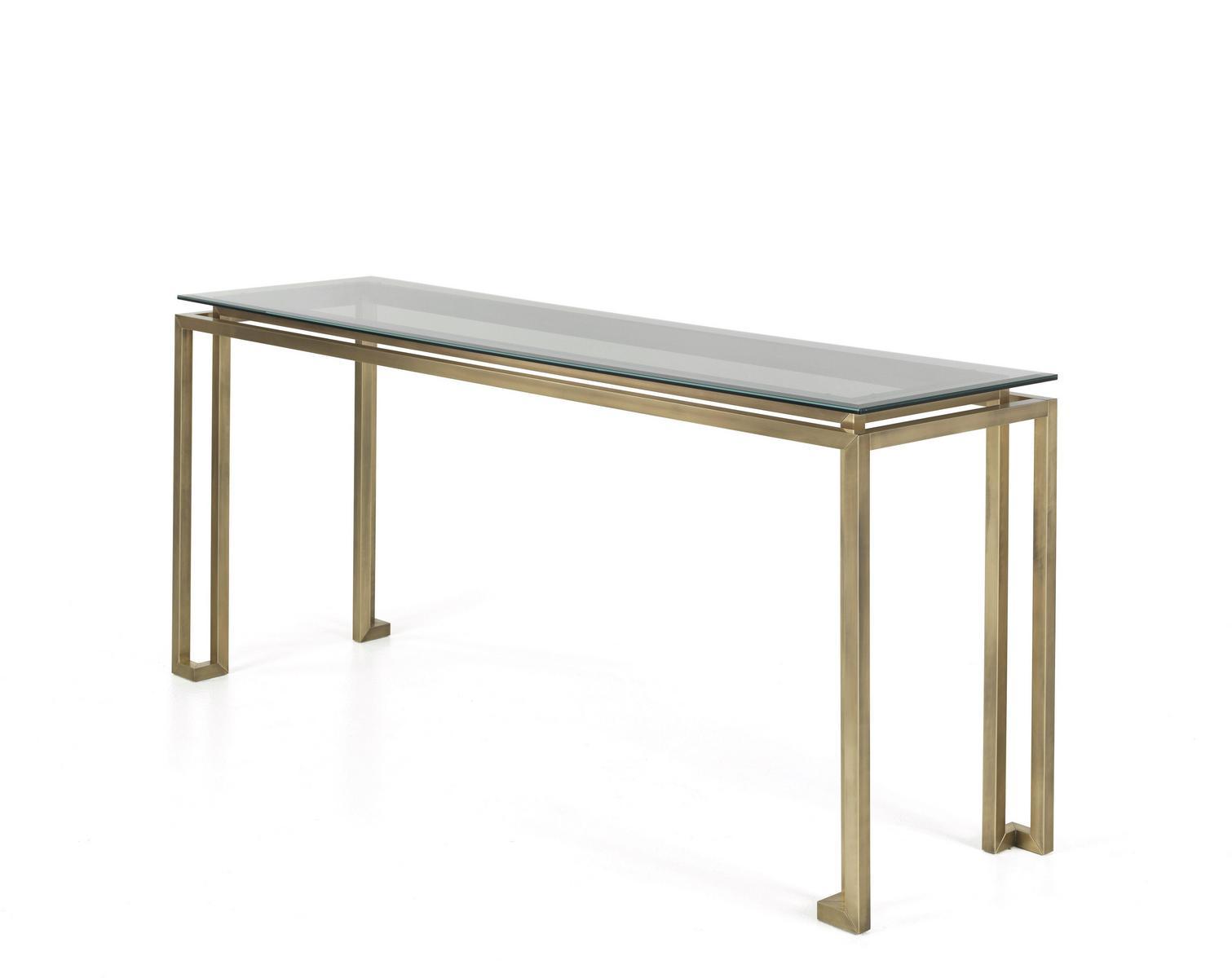 Rectangular brass console table | Trafalgar by Gianfranco Ferre Home