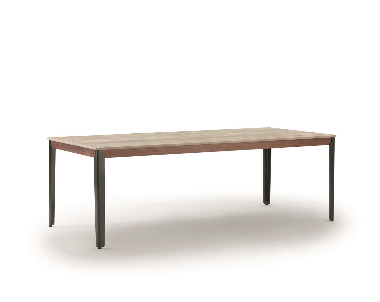 Rectangular marble table | Hug by Arflex