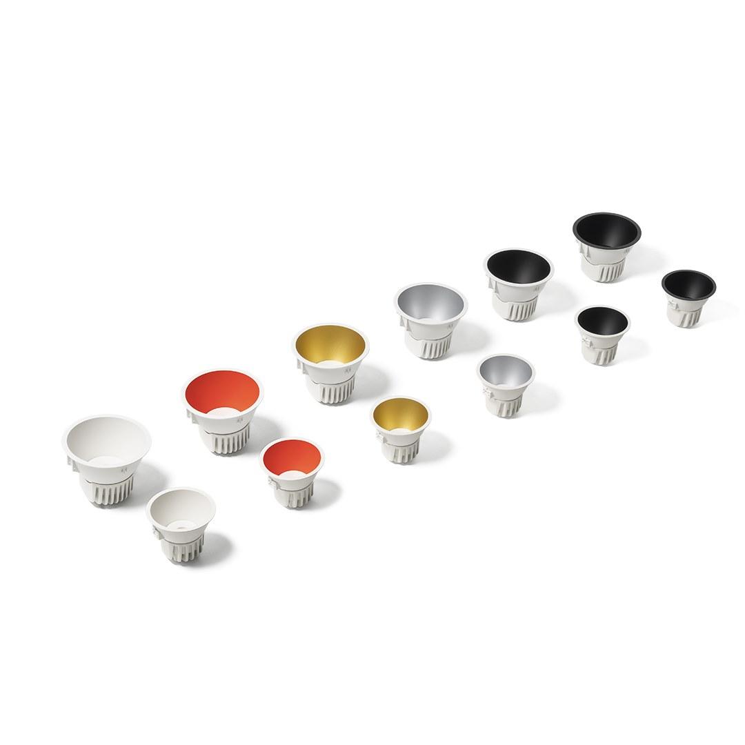 LED round recessed aluminium spotlight | Lex Eco Mini by Arkoslight