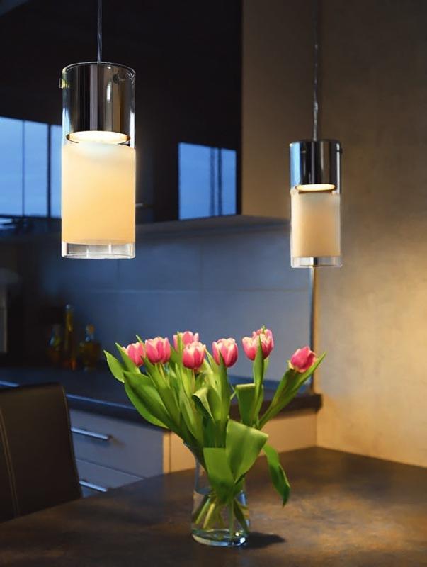 Glass pendant lamp in a contemporary style | Commo by SLV