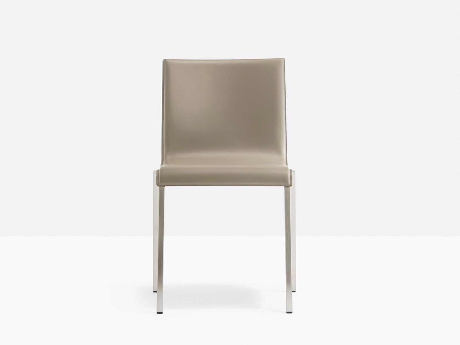 Upholstered steel chair | Kuadra Xl 2461 by Pedrali