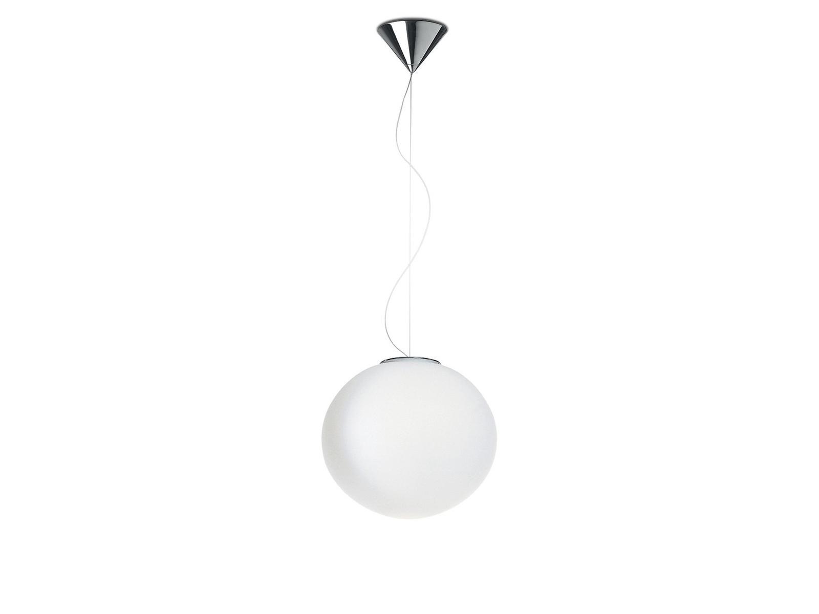 LED blown glass pendant lamp | Sphera S29 by Leucos