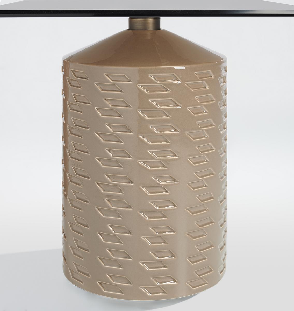 Square garden side table | Hishi by Potocco