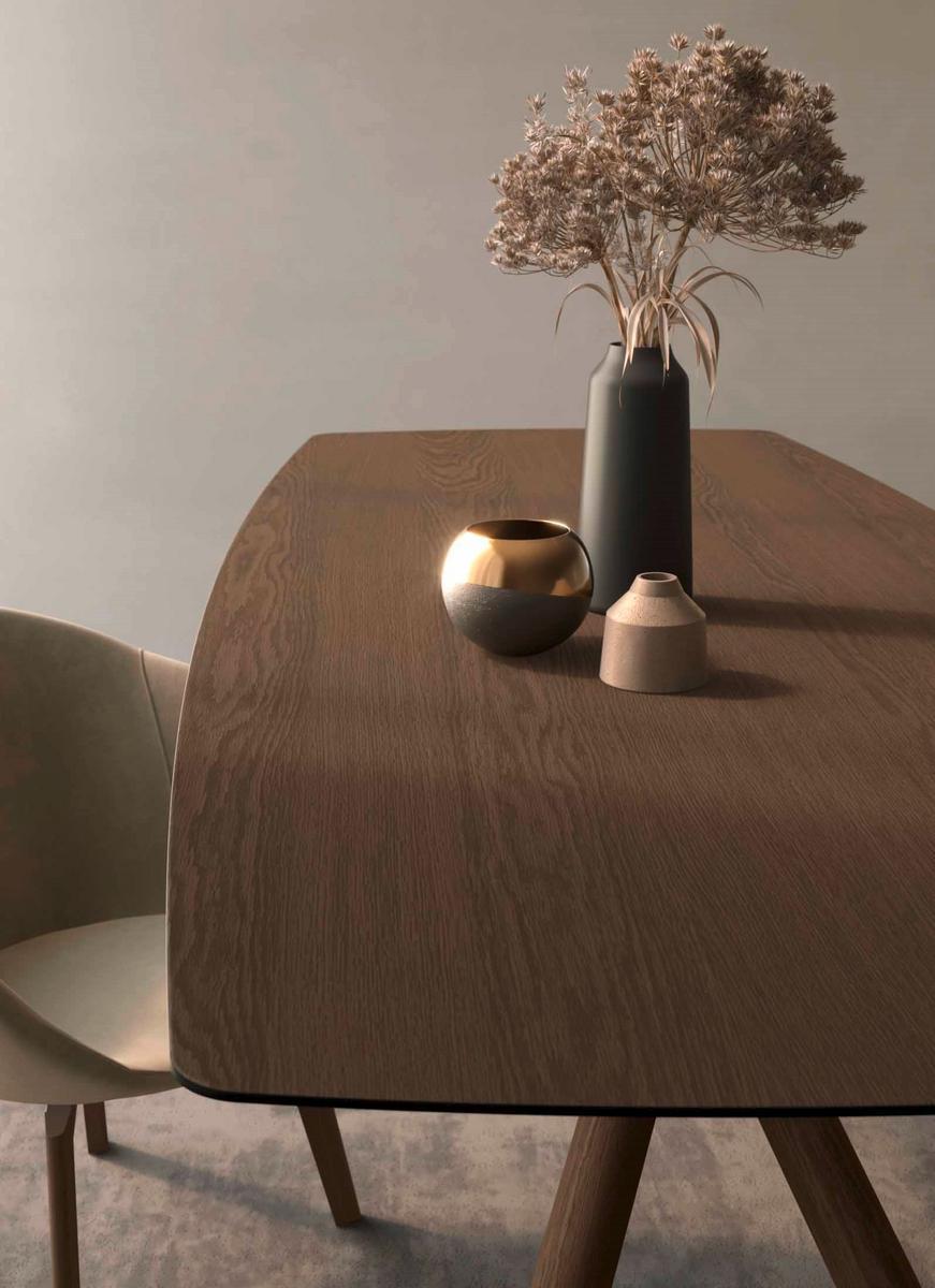 Rectangular wooden dining table | Apollo by Olivieri