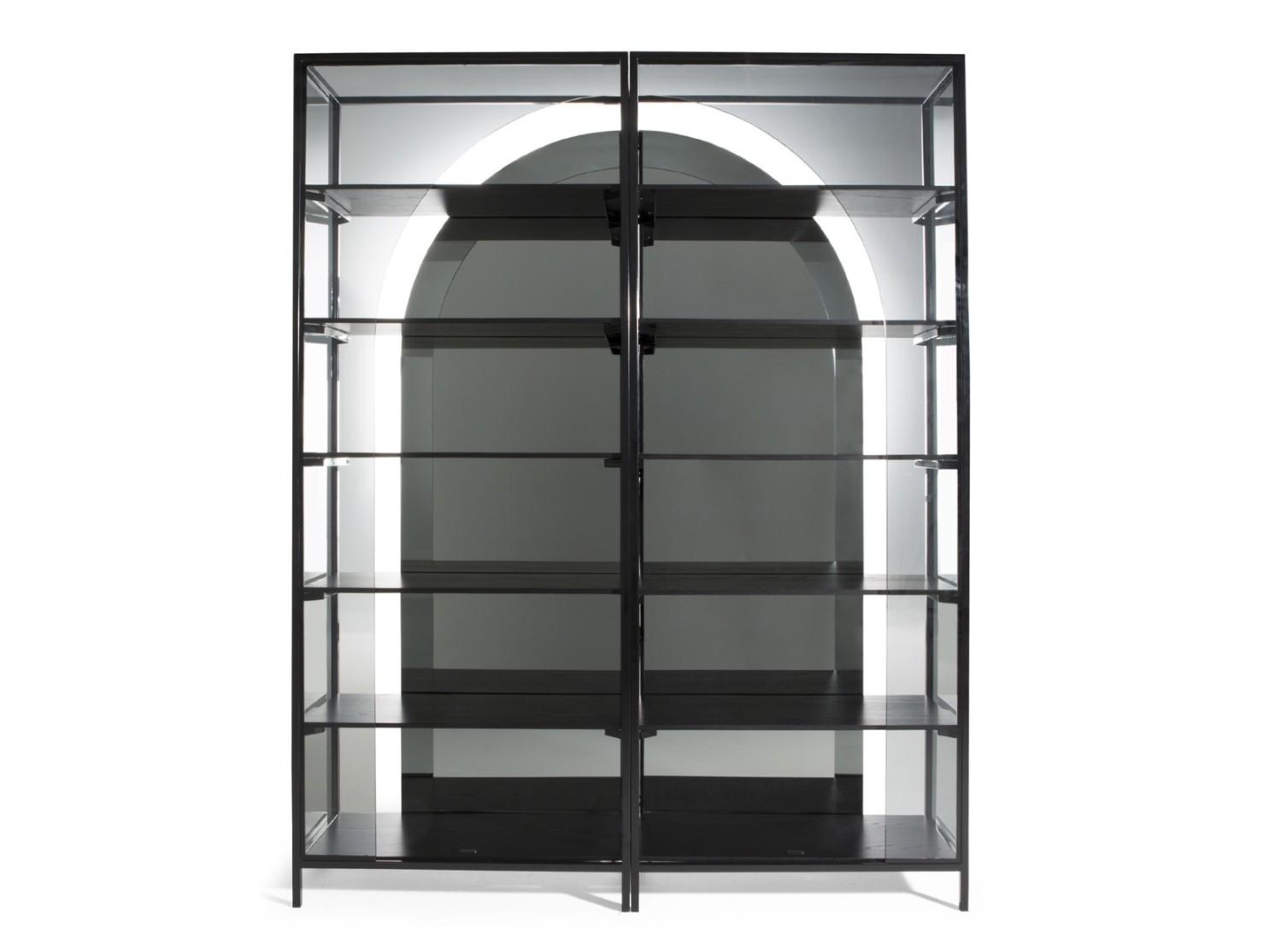 Glass bookcase | Arch by Natuzzi Italia
