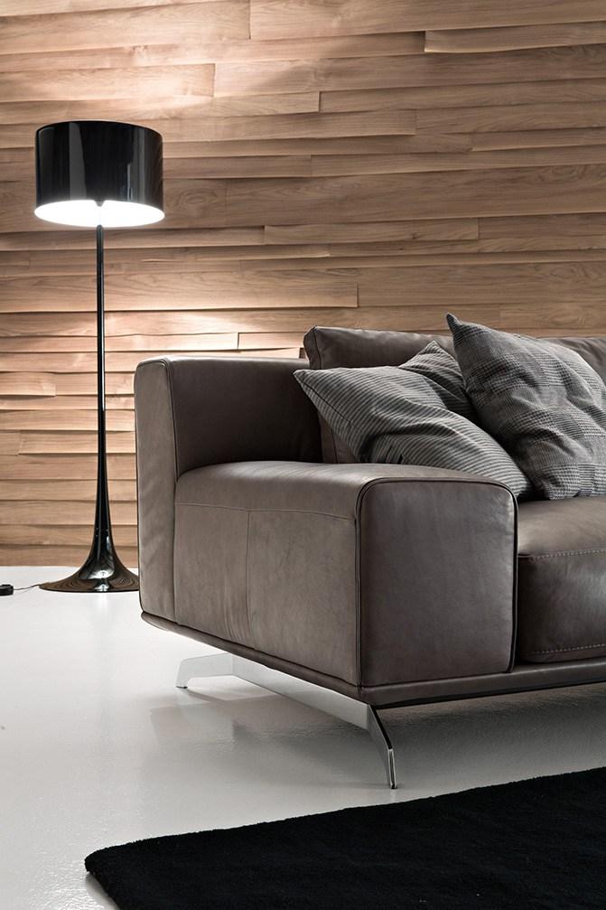 Sectional Eco-leather sofa | Dalton Leather by Ditre Italia