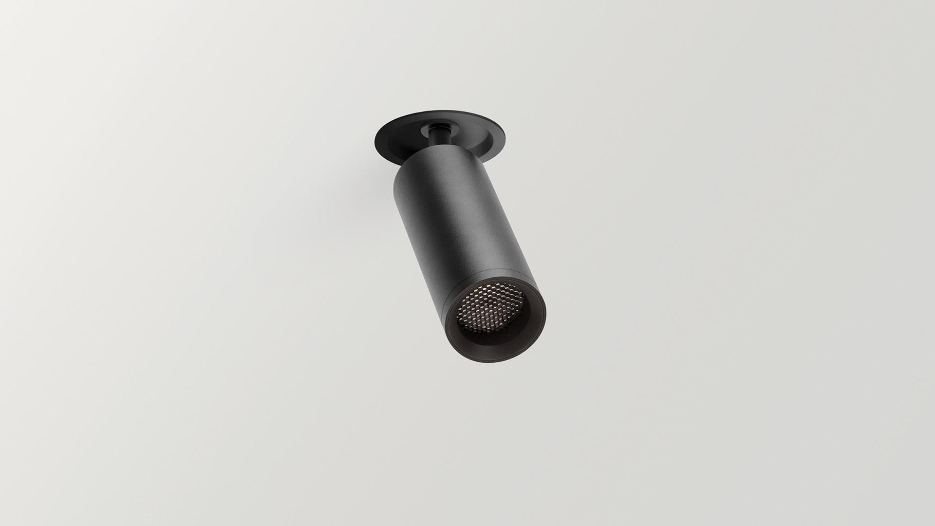 LED adjustable aluminium spotlight | Fit 50 Recessed by Arkoslight