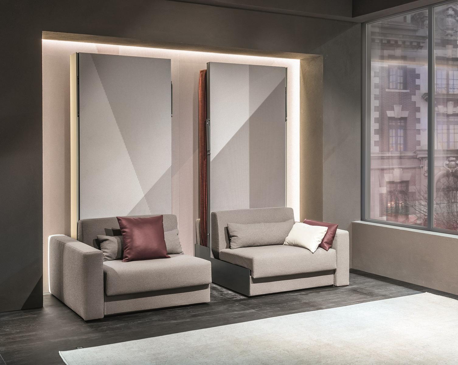 Convertible 2 seater fabric sofa | Ella & Louis by CLEI