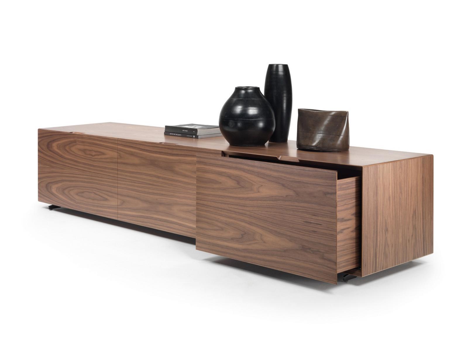 Walnut sideboard with drawers | Piuma by Flexform