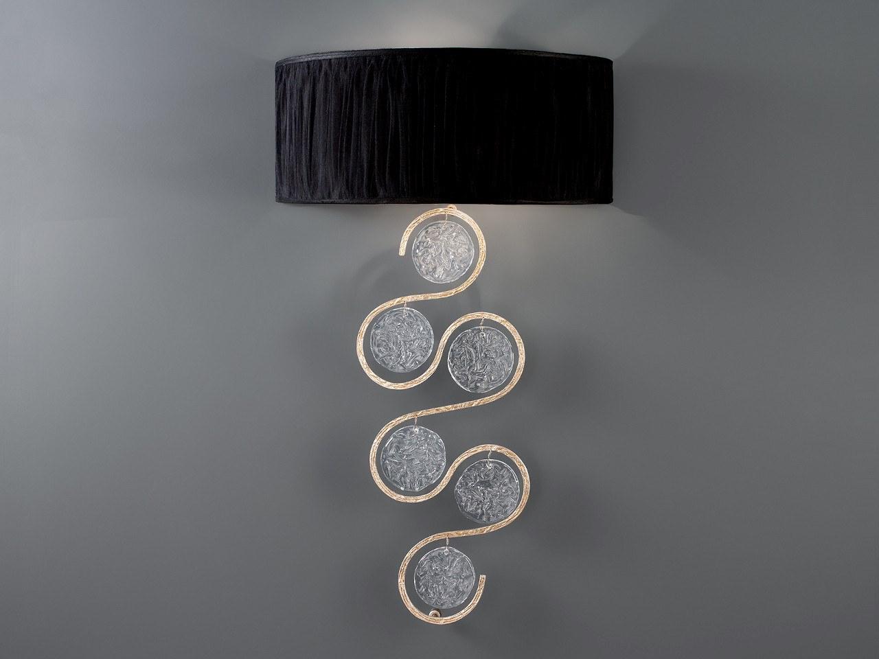 Handmade bronze wall light | Lines Ap1448/2 by Serip