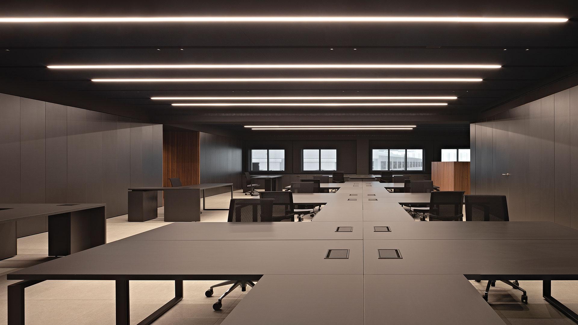 LED aluminium ceiling lamp | Fifty Ho Surface Custom by Arkoslight
