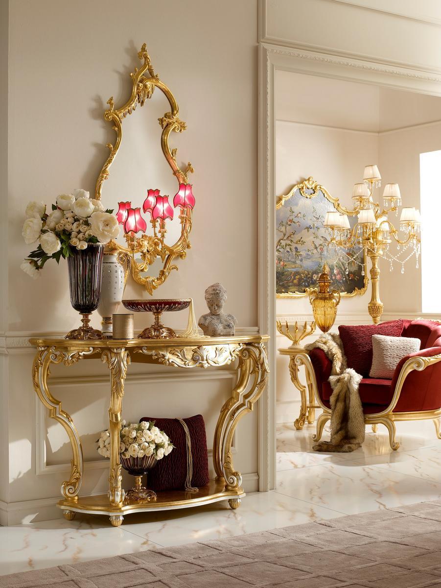 Demilune console table with drawers | Opera by Andrea Fanfani