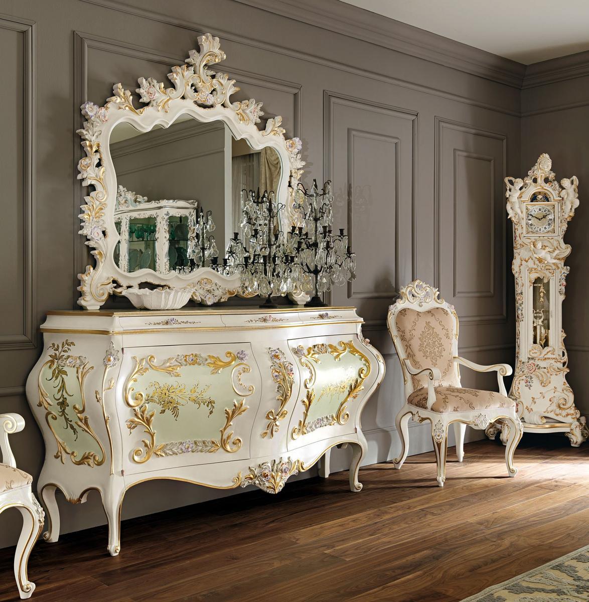 Wall-mounted framed mirror | 11625 by Modenese Gastone